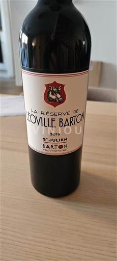 Bordeaux Saint-Julien Léoville Barton La Réserve de Léoville Barton 2019