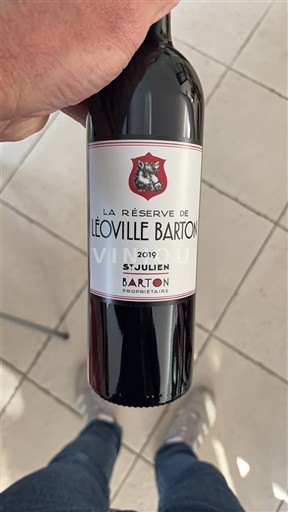 Bordeaux Saint-Julien Léoville Barton La Réserve de Léoville Barton 2019