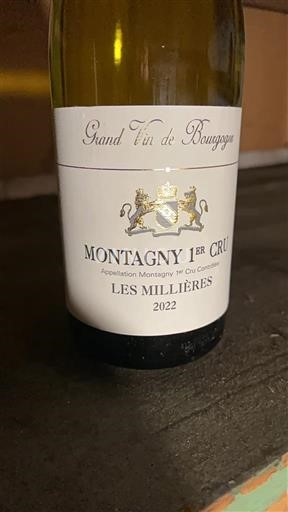 Burgundi Montagny Premier Cru Les Millières 2022