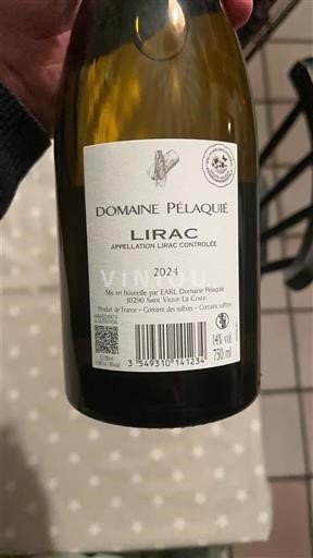 Rhônetal Lirac Domaine Pélaquié 2024