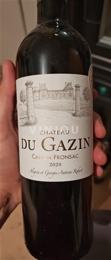 Bordeaux Canon-Fronsac Château Gazin 2020