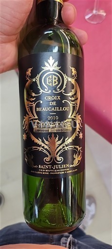 Bordeaux Saint-Julien Château Ducru-Beaucaillou La Croix de Beaucaillou 2010
