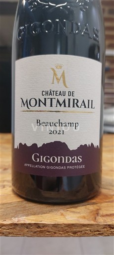 Thung lũng Rhône Gigondas Château Montmirail Beauchamp 2021