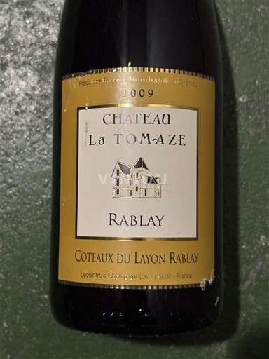 Vallée de la Loire Coteaux-du-layon Château La Tomaze Rablay 2009