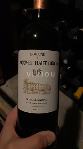 Bordeaux Pessac-Léognan Domaine Larrivet Haut-Brion 2018