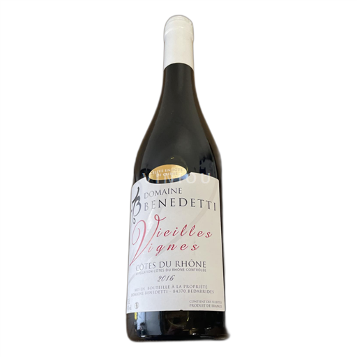 Thung lũng Rhône Côtes-du-rhône Domaine Benedetti Vieilles Vignes 2016