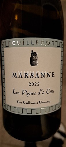 Alpes và các vùng Rhodanien Collines rhodaniennes Yves Cuilleron Les Vignes d'à Côté 2022