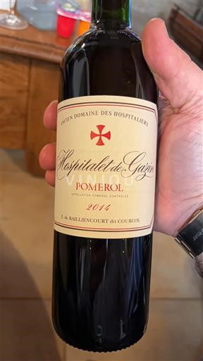 Bordeaux Pomerol Hospitalet de Gazin 2014