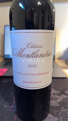 Bordéus Castillon-côtes-de-bordeaux Château Montlandrie 2022