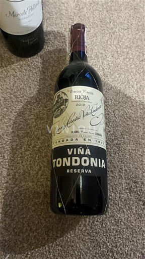 La Rioja Rioja R. Lopez de Heredia Vina Tondonia Reserva 2012