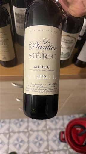 Bordeaux Médoc Le Plantier de Méric 2015