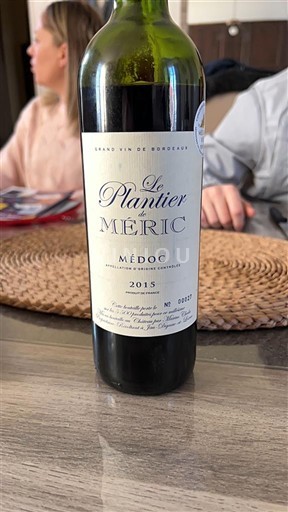 Bordeaux Médoc Le Plantier de Méric 2015