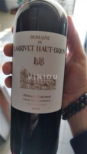 Bordeaux Pessac-Léognan Domaine Larrivet Haut-Brion 2021