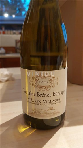 Burgundy Mâcon and Mâcon-Villages Domaine Brénot-Béranger 2024