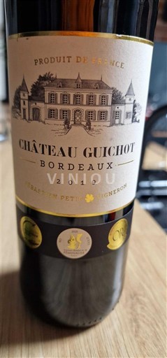 Bordeaux Château Guichot Sélection Petit Seigneur 2019