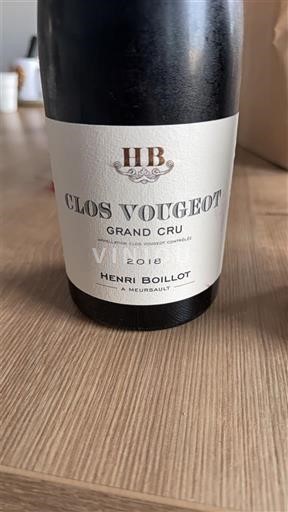 Borgogna Clos-de-vougeot Grand Cru Henri Boillot 2018