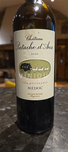 Bordeaux Médoc Cru Bourgeois Château Patache Aux 2016
