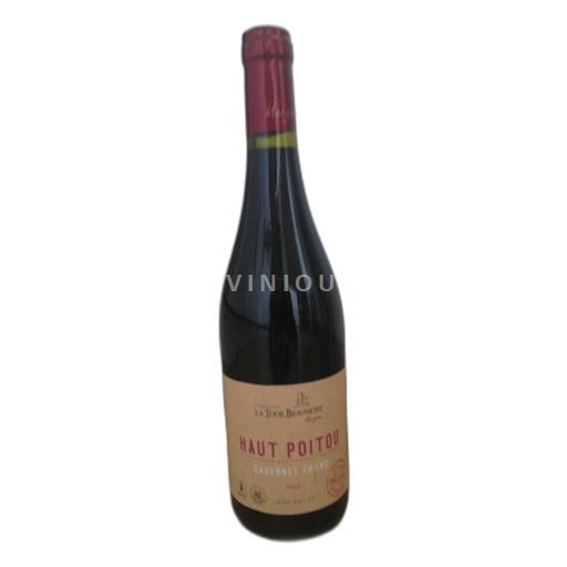 Poitou-Charentes Haut-Poitou La Tour Beaumont Cabernet franc sans sulfites ajoutés 2023