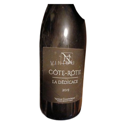 Rhônen laakso Côte-rôtie Côte rotie / nicolas champagneux 2019 Ei vuosikertaa