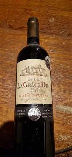 Bordeaux Saint-Émilion Grand Cru Grand Cru Château La Grâce Dieu 2014