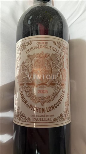 Bordeaux Pauillac Grand Cru Château Pichon-Longueville Baron 2005