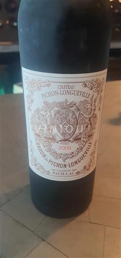 Bordeaux Pauillac Grand Cru Château Pichon-Longueville Baron 2005