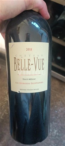Bordeaux Haut-Médoc Château Belle-Vue 2018