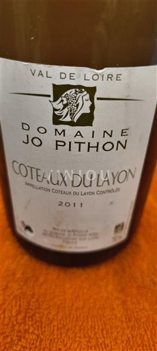 Dolina Loare Coteaux-du-Layon Domaine Jo Pithon 2011