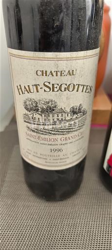 Bordeaux Saint-Émilion Grand Cru Château Haut-Segottes 1996