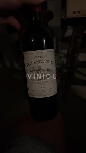 Bordeaux Saint-Émilion Grand Cru Grand Cru Château Haut-Segottes 2000