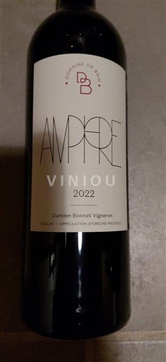 Vin Rouge sec Amphore Domaine Brin 2022 France Sud-Ouest Gaillac AOC bio
