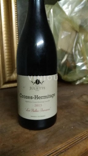 Rhônen laakso Crozes-Hermitage Juliette Les Belles Terrasses 2015