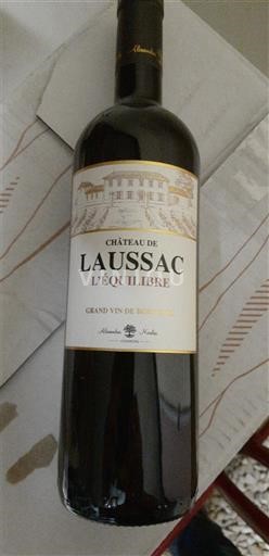 Bordéus Castillon-côtes-de-bordeaux Château Laussac L'Equilibre 2023