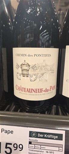 Lugina e Ronës Châteauneuf-du-Pape Chemin des Pontifes 2024