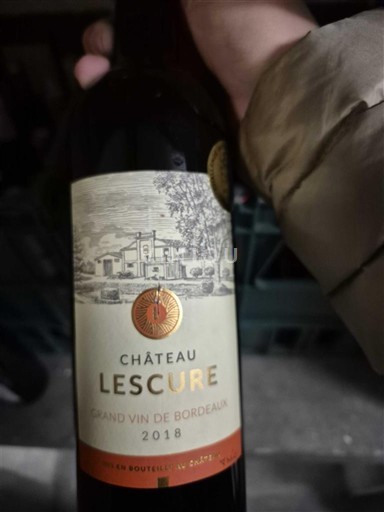 Bordeaux Château Lescure 2018