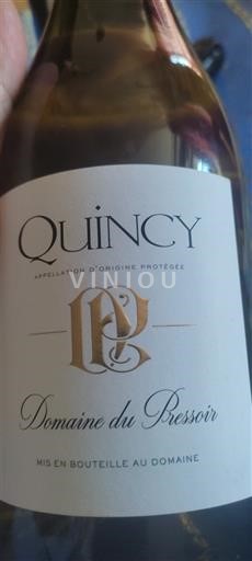 Loiren laakso Quincy Domaine Pressoir 2024