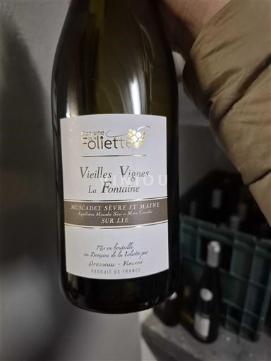 Thung lũng sông Loire Muscadet Sèvre et Maine Domaine La Foliette Vieilles Vignes La Fontaine 2022