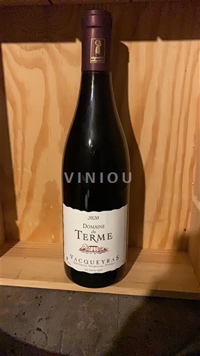 Thung lũng Rhône Vacqueyras Domaine Terme 2020