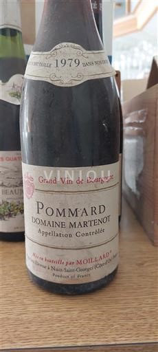 Burgundi Pommard Domaine Martenoit 1979