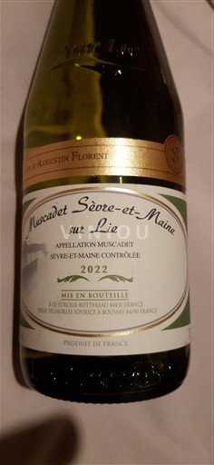 Thung lũng sông Loire Muscadet Sèvre et Maine La Cave Auguste Florent 2022
