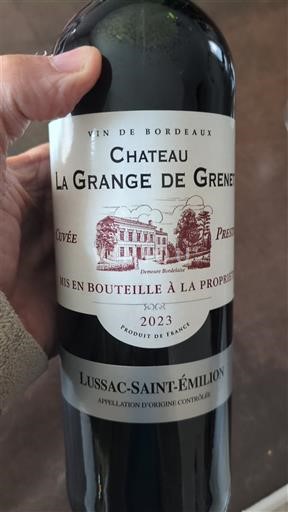 Burdeos Lussac-Saint-Émilion Château La Grange de Grenet Prestige 2023
