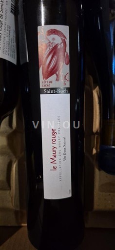 Roussillon Maury Saint Roch le Maury rouge 2024