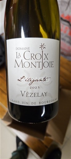 Bourgogne Volnay Domaine La Croix Montjoie L'élégante 2023