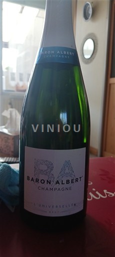 Champaña Champán Baron Albert L'Universelle Sin añada