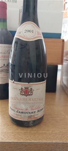 Rhône Valley Crozes-Hermitage Paul Jaboulet Aîné Domaine de Thalabert 2001
