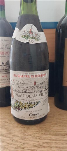 Beaujolais Beaujolais Villages Gobet Les Quatre Clochers 1990