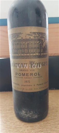Bordeaux Pomerol Château Rouget 1971