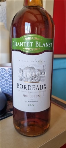 Bordeaux Chantet Blanet 2014