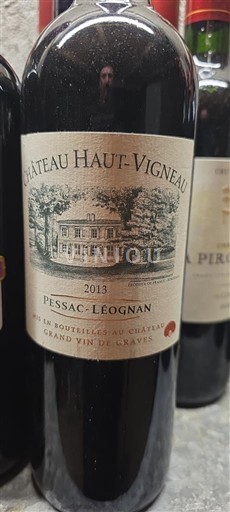 Bordeaux Pessac-Léognan Château Haut-Vigneau 2013