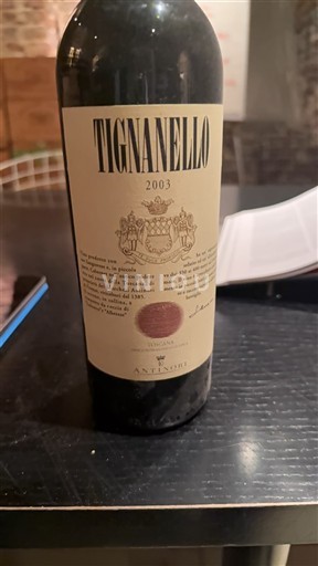 Tuscany Not Specified Antinori Tignanello 2003